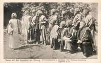 1925 Jesus mit Apostel am &Ouml;lberg (Copy) (Copy)